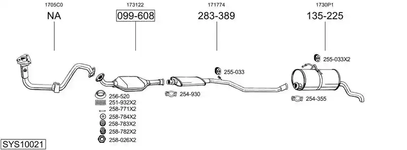 BOSAL SYS10021