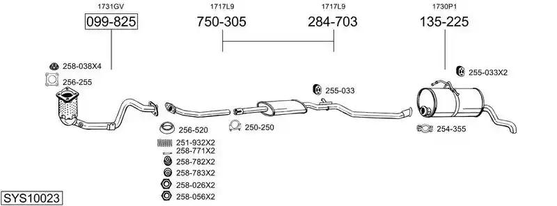 BOSAL SYS10023