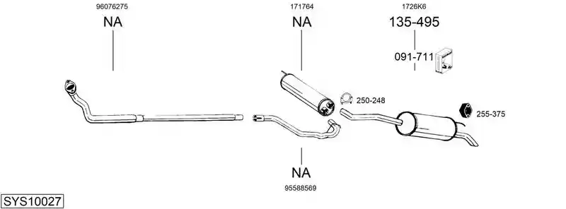 BOSAL SYS10027