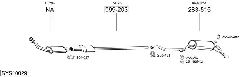 BOSAL SYS10029