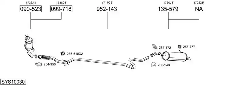 BOSAL SYS10030