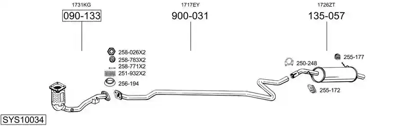 BOSAL SYS10034