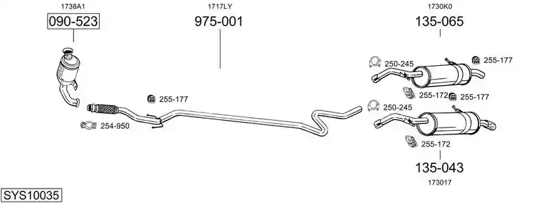 BOSAL SYS10035