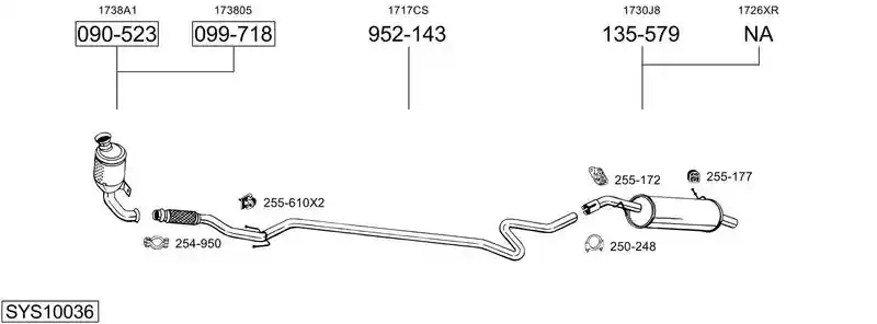 BOSAL SYS10036
