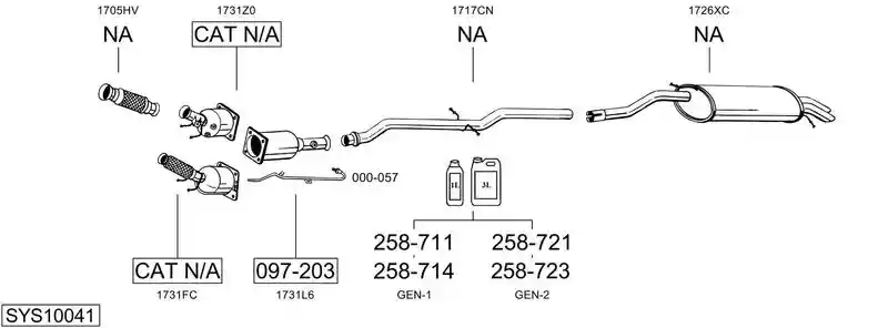 BOSAL SYS10041