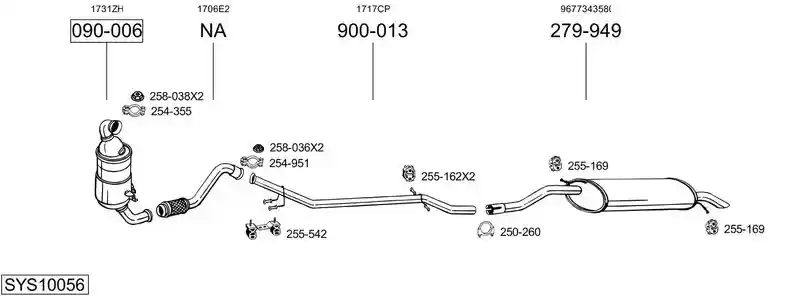 BOSAL SYS10056