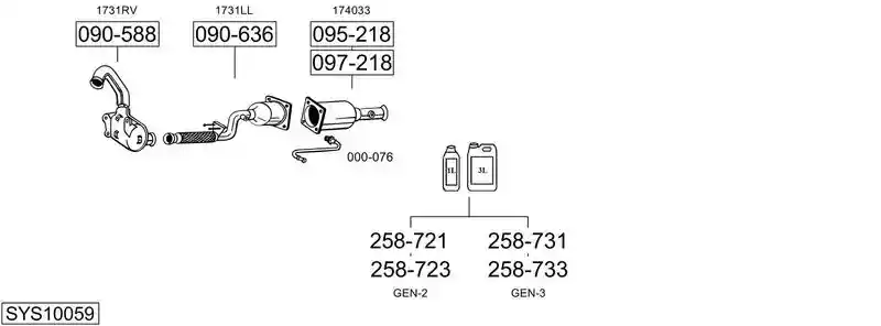 BOSAL SYS10059