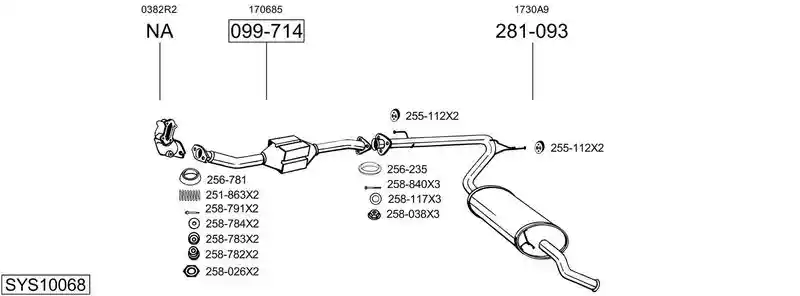 BOSAL SYS10068