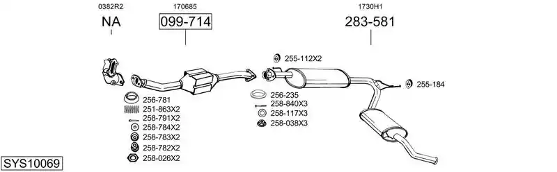 BOSAL SYS10069