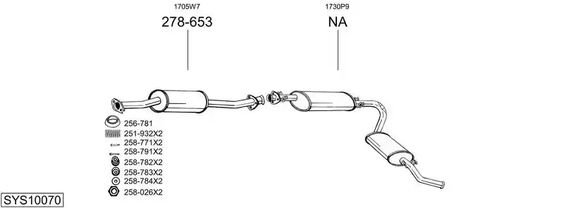 BOSAL SYS10070