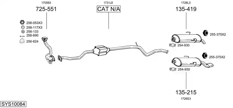 BOSAL SYS10084