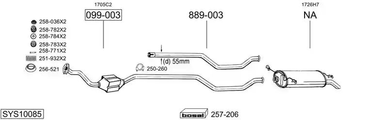 BOSAL SYS10085