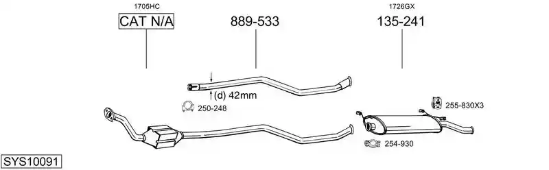 BOSAL SYS10091