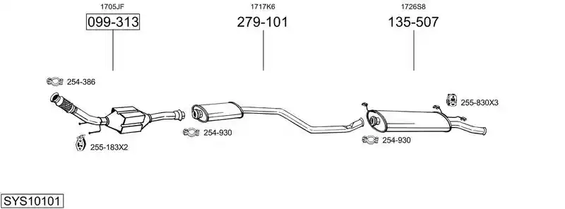 BOSAL SYS10101