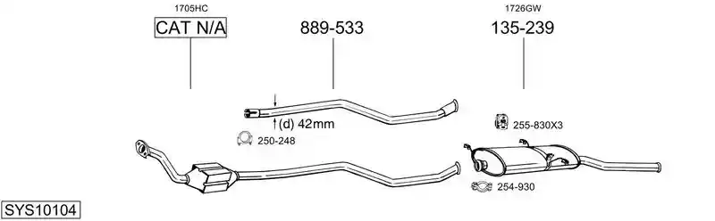 BOSAL SYS10104