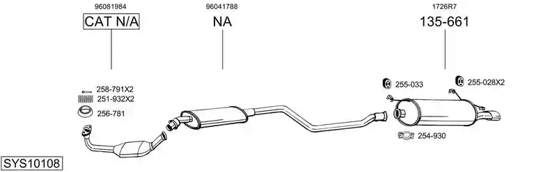 BOSAL SYS10108