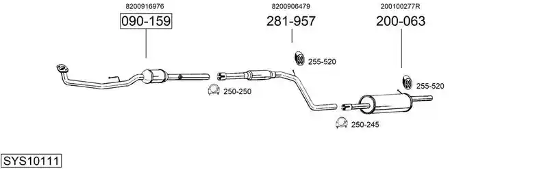 BOSAL SYS10111