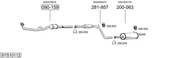 BOSAL SYS10112
