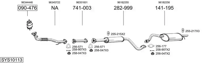 BOSAL SYS10113