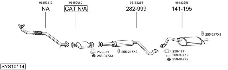 BOSAL SYS10114