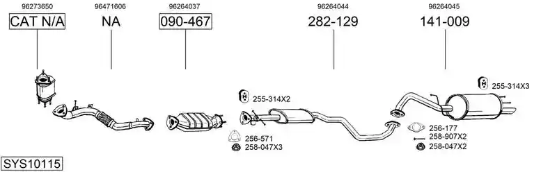 BOSAL SYS10115
