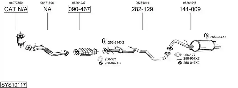 BOSAL SYS10117