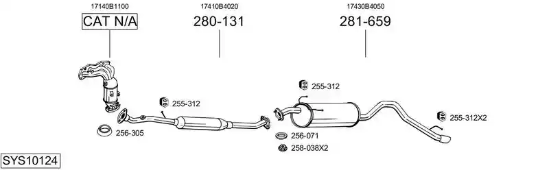 BOSAL SYS10124