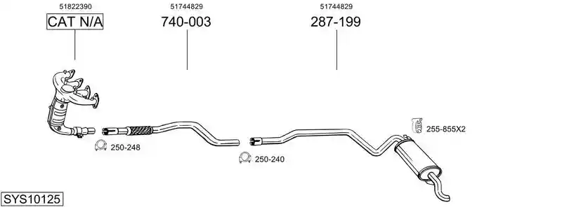 BOSAL SYS10125