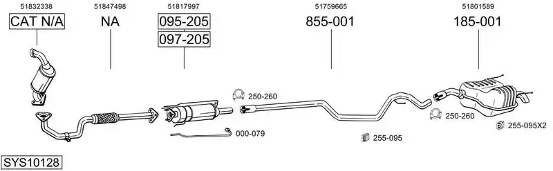 BOSAL SYS10128
