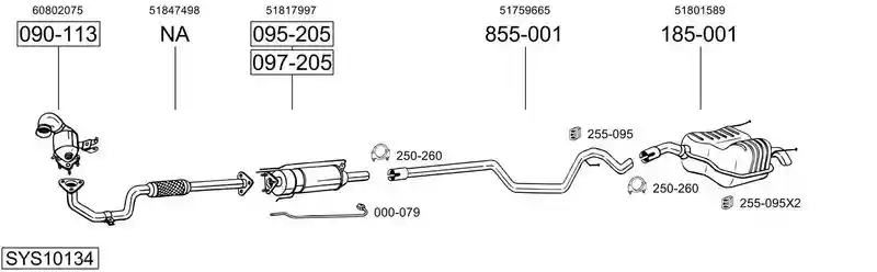 BOSAL SYS10134