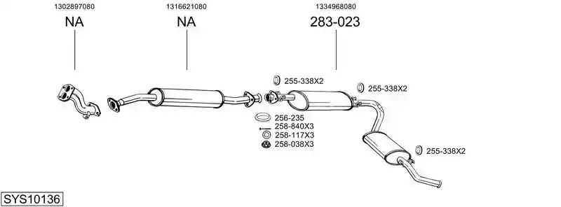 BOSAL SYS10136