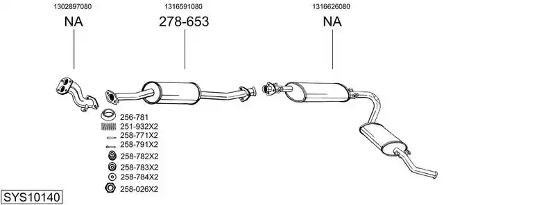 BOSAL SYS10140