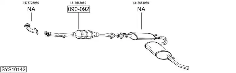 BOSAL SYS10142