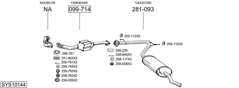 BOSAL SYS10144