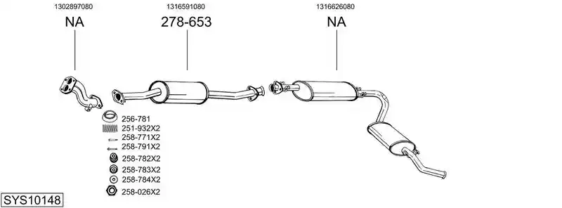 BOSAL SYS10148