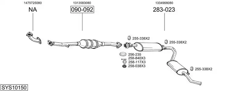 BOSAL SYS10150