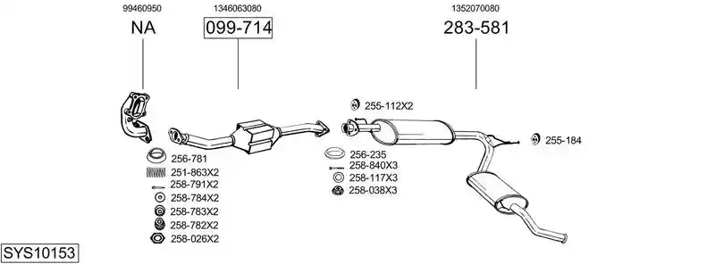 BOSAL SYS10153