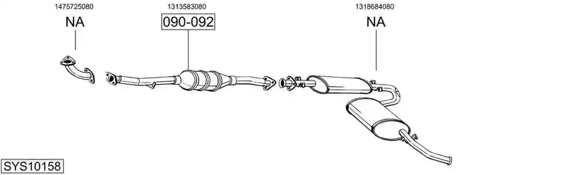 BOSAL SYS10158