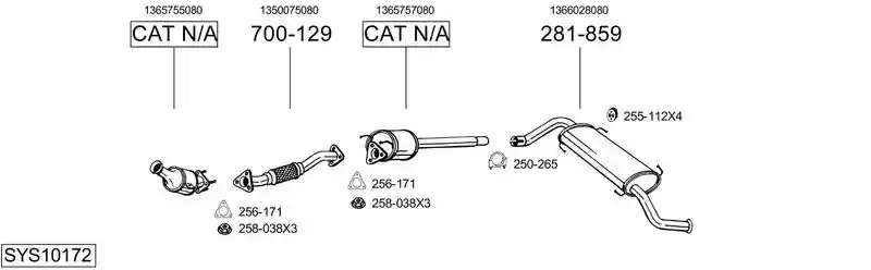 BOSAL SYS10172
