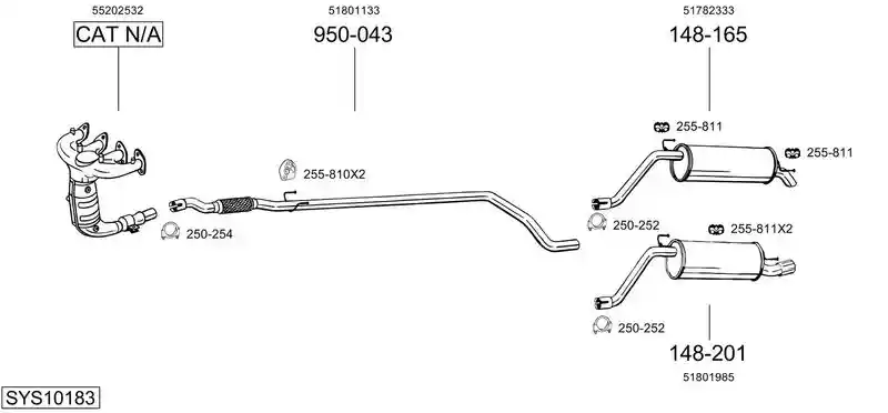 BOSAL SYS10183