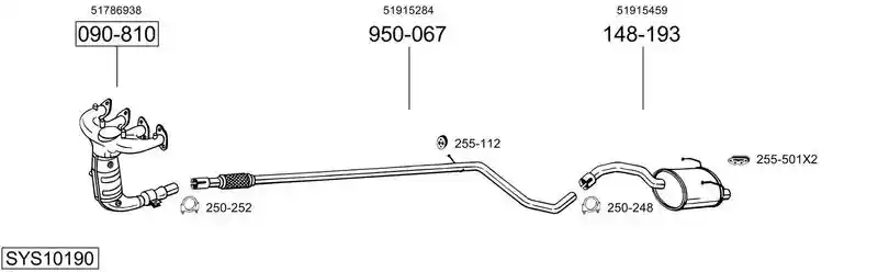 BOSAL SYS10190