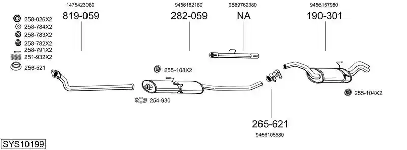 BOSAL SYS10199