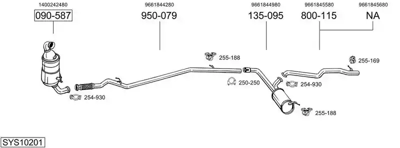 BOSAL SYS10201