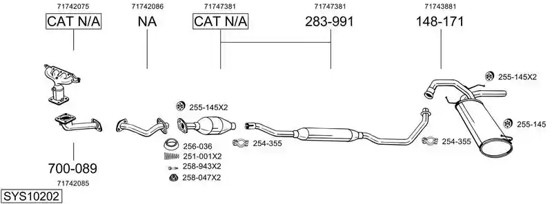 BOSAL SYS10202