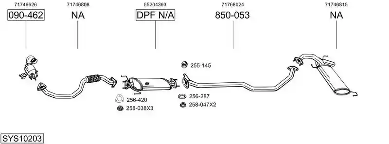 BOSAL SYS10203