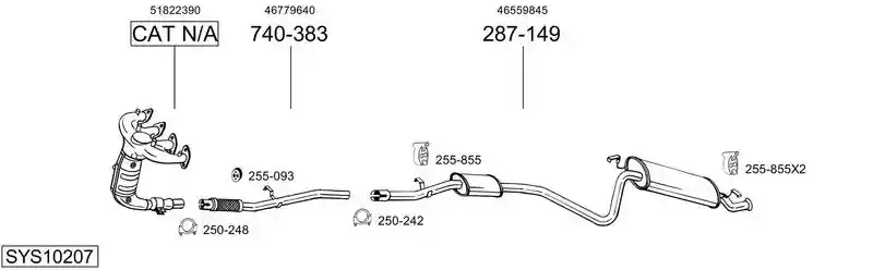 BOSAL SYS10207