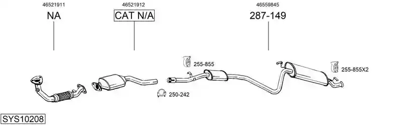 BOSAL SYS10208