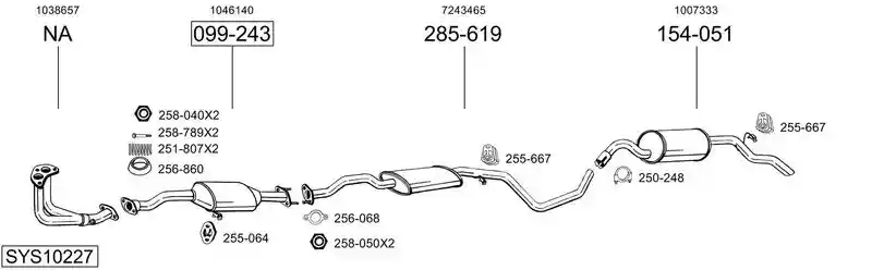 BOSAL SYS10227