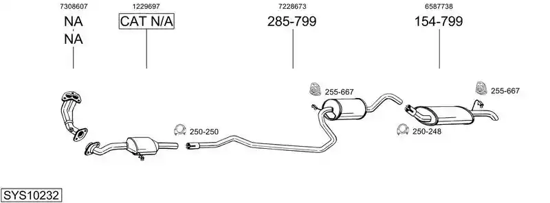 BOSAL SYS10232