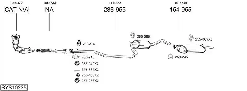 BOSAL SYS10235
